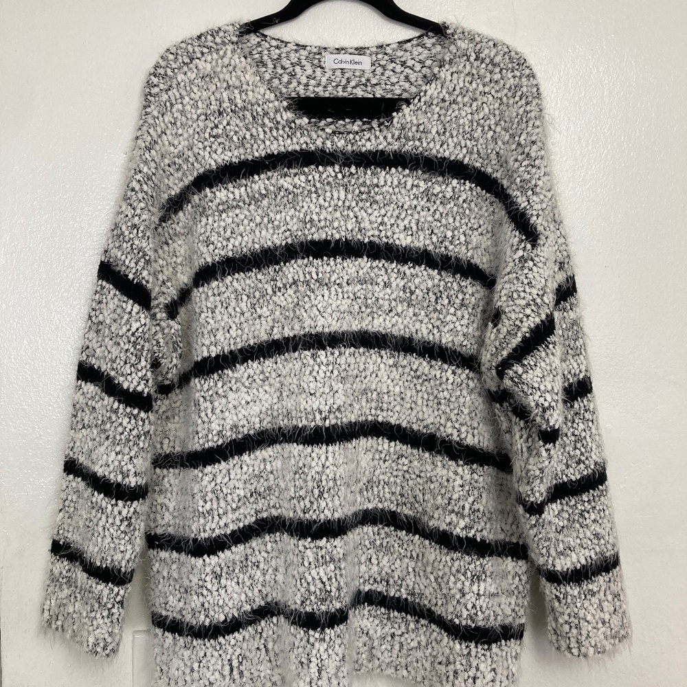 Calvin Klein Bouclé Knit Sweater